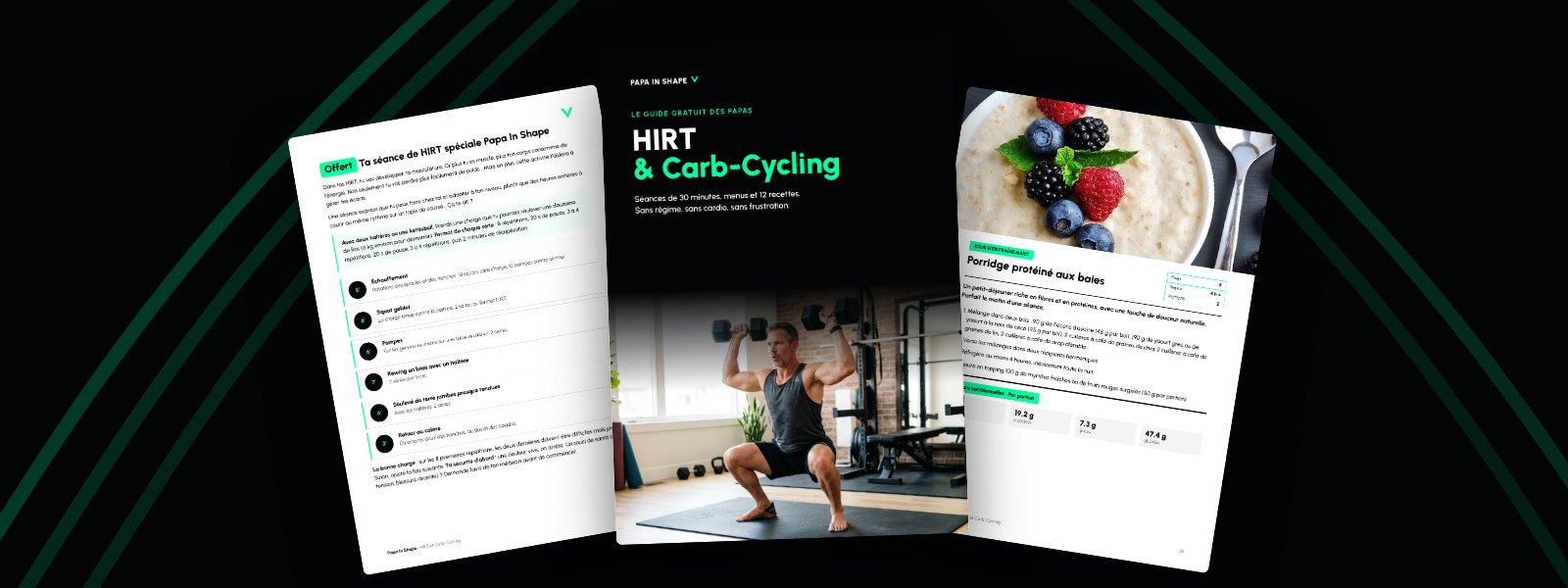Le guide gratuit Carb-Cycling et HIRT de Papa In Shape