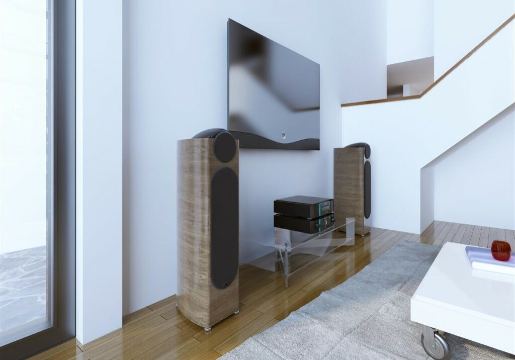 Système audio multiroom intégré pour diffusion musicale dans plusieurs pièces