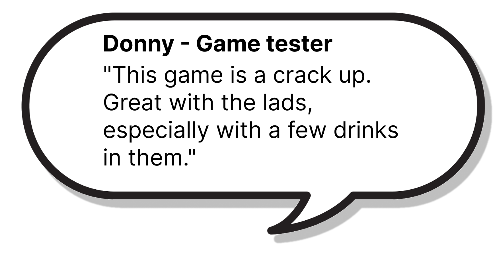 Player quote about how fun cockfight is. 