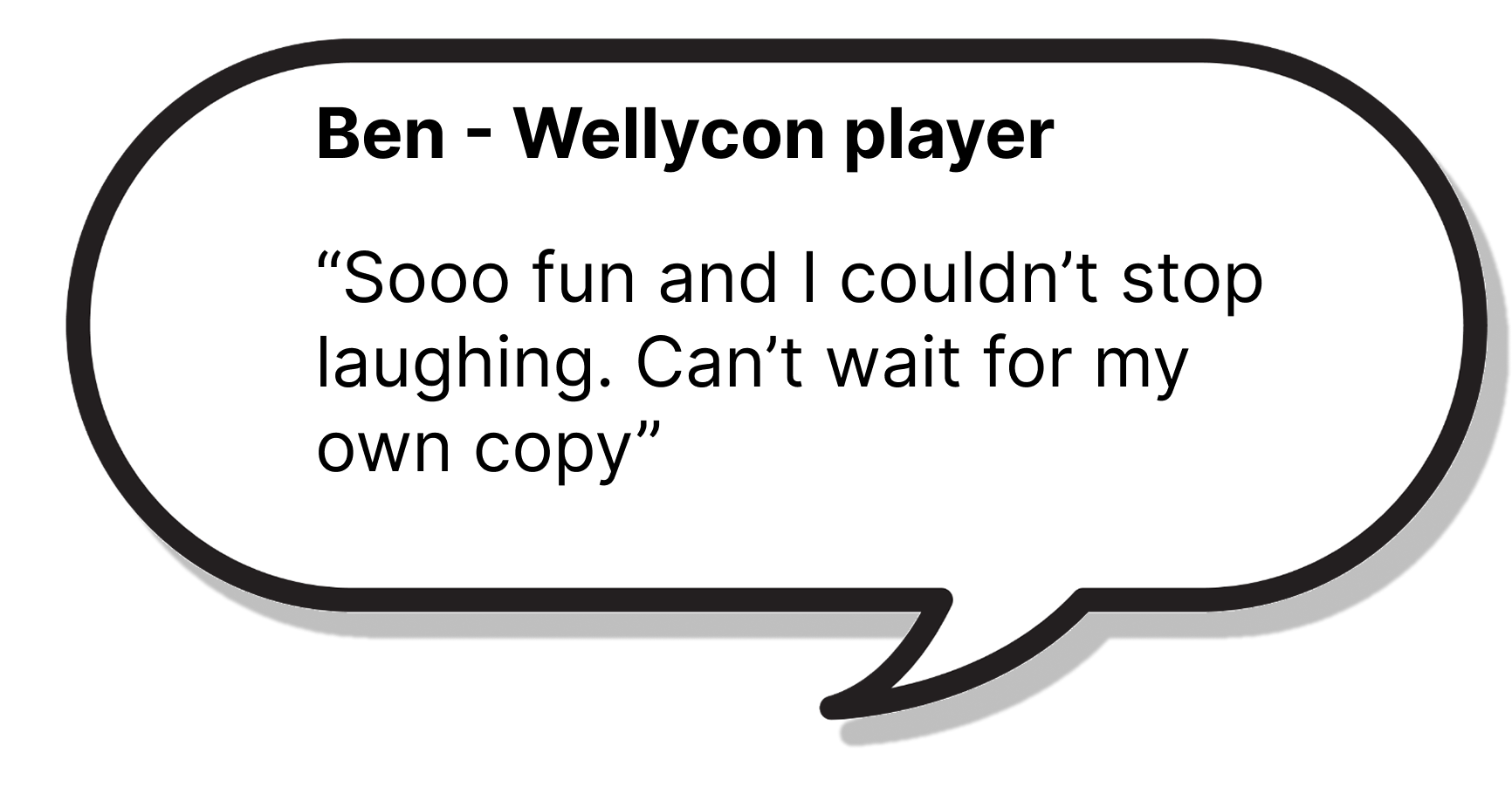 Player quote about how fun cockfight is. 