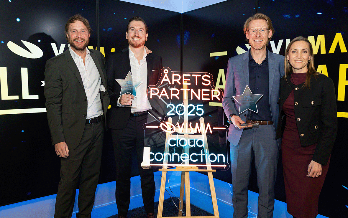 Cloud Connection är Partner of the Year 2025 till Visma Software Nordic