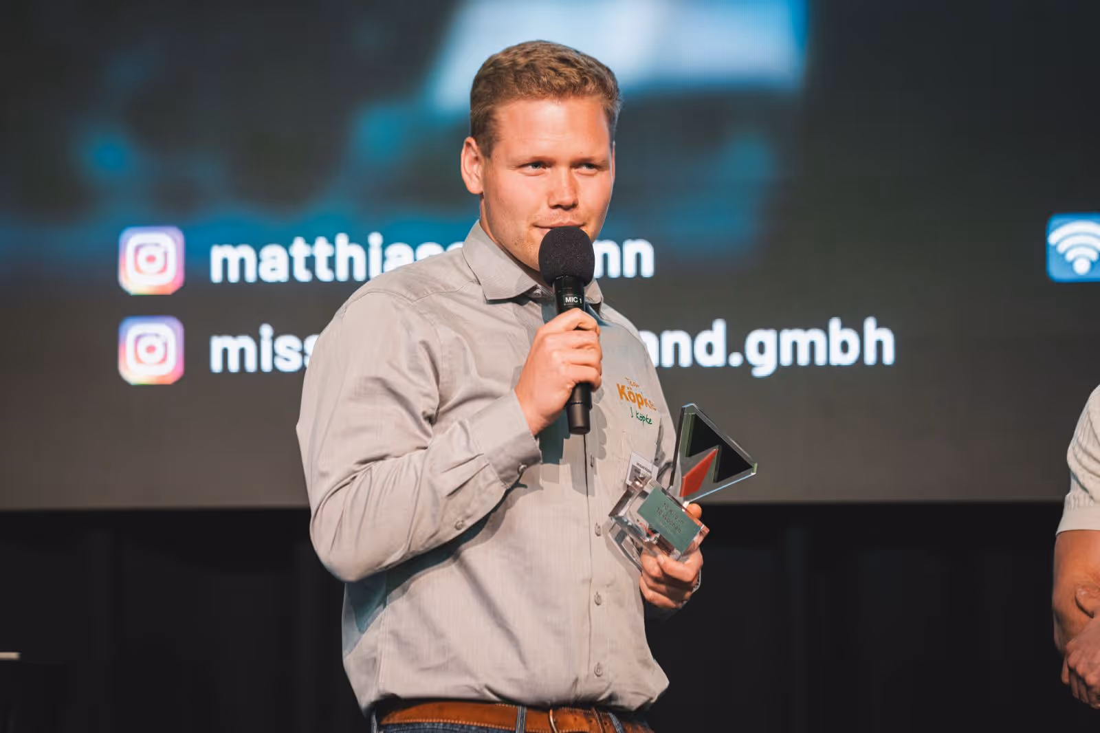 Jacques Köpke mit Fitness-Chefsache-Award