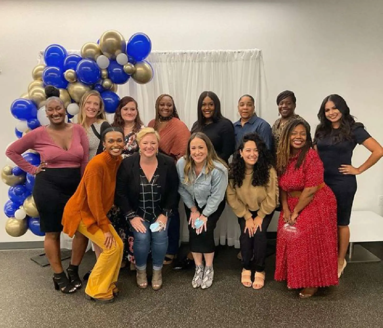 Group photo of doula graduates