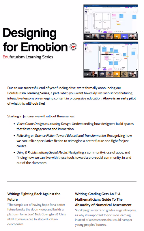 A screenshot of our newsletter showing recent releases.