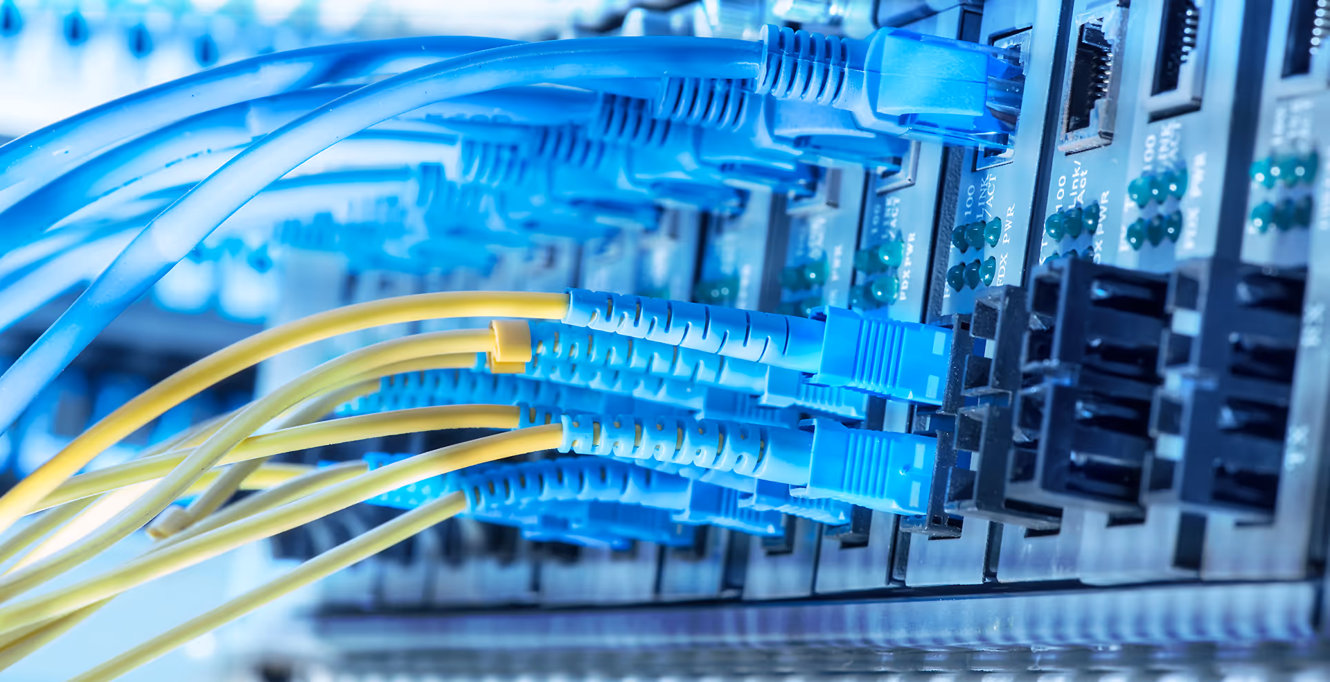 close up of a server