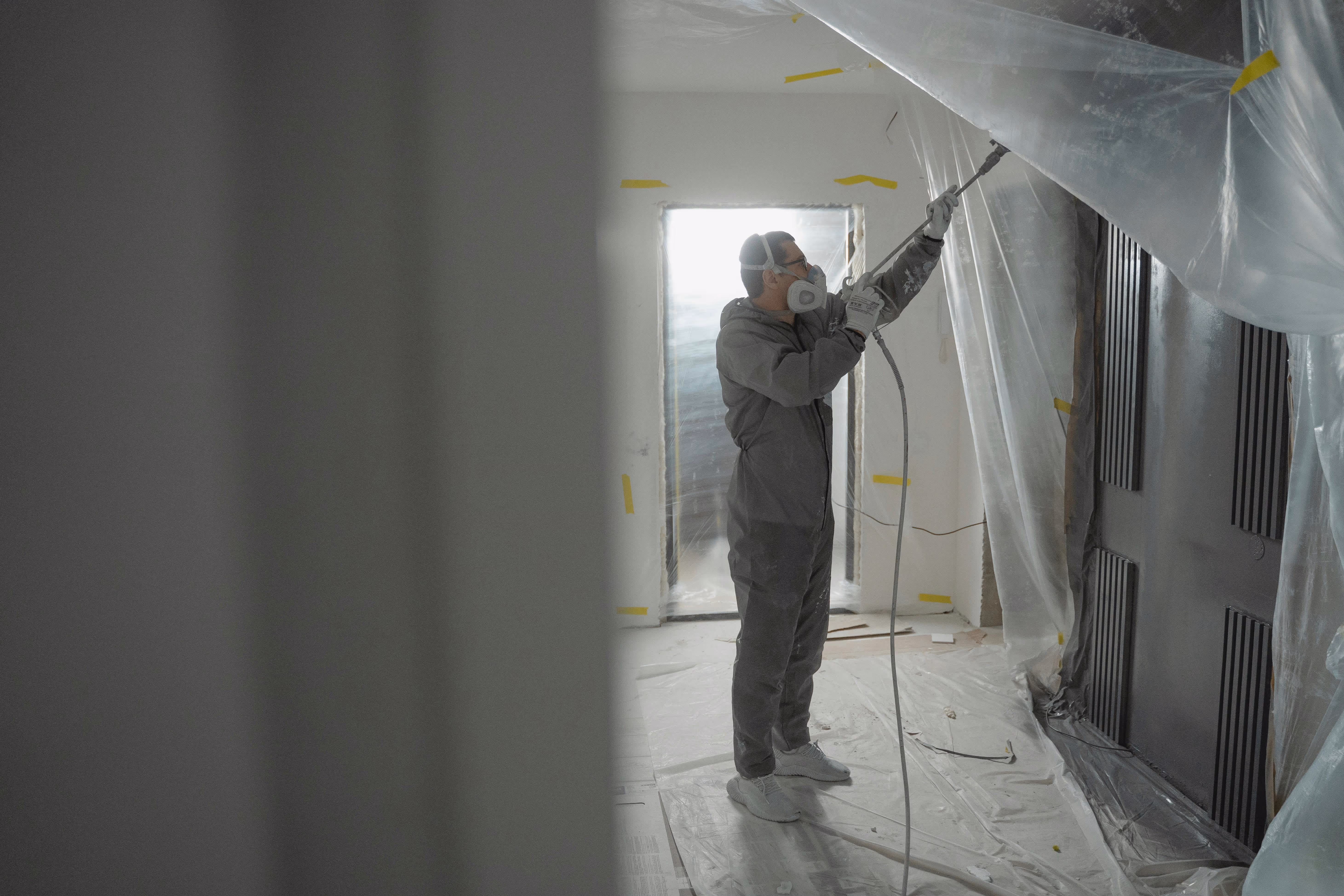 a person working on a construction site