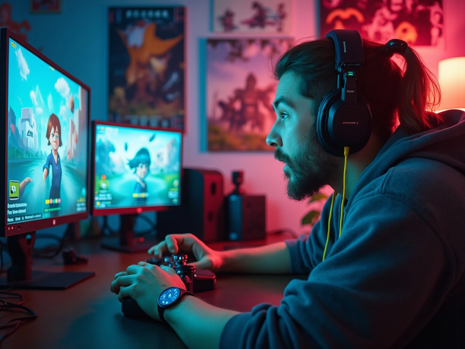 Engaging Gaming Influencer in Action