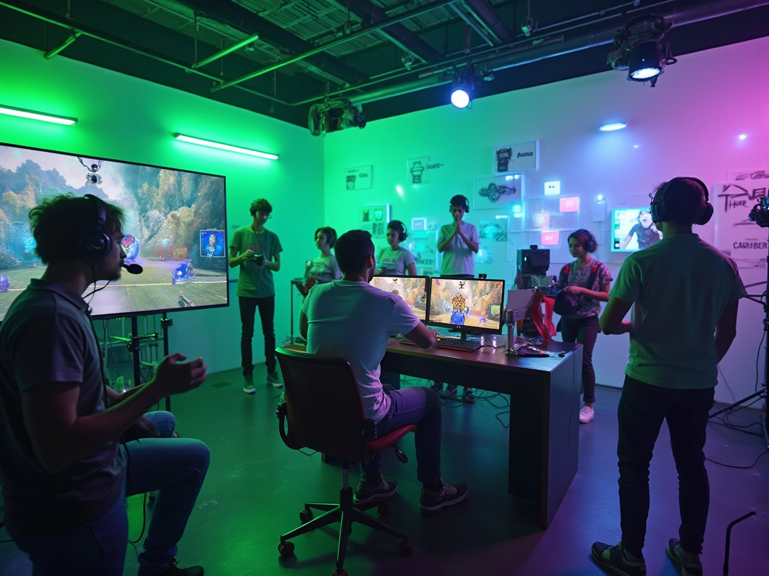 Vibrant Influencer Video Content in Gaming