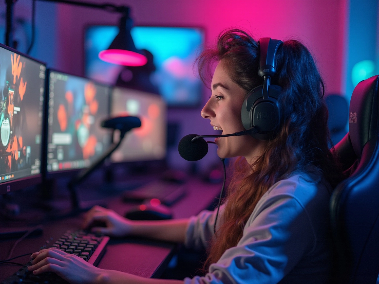 Influential Streamer in Action