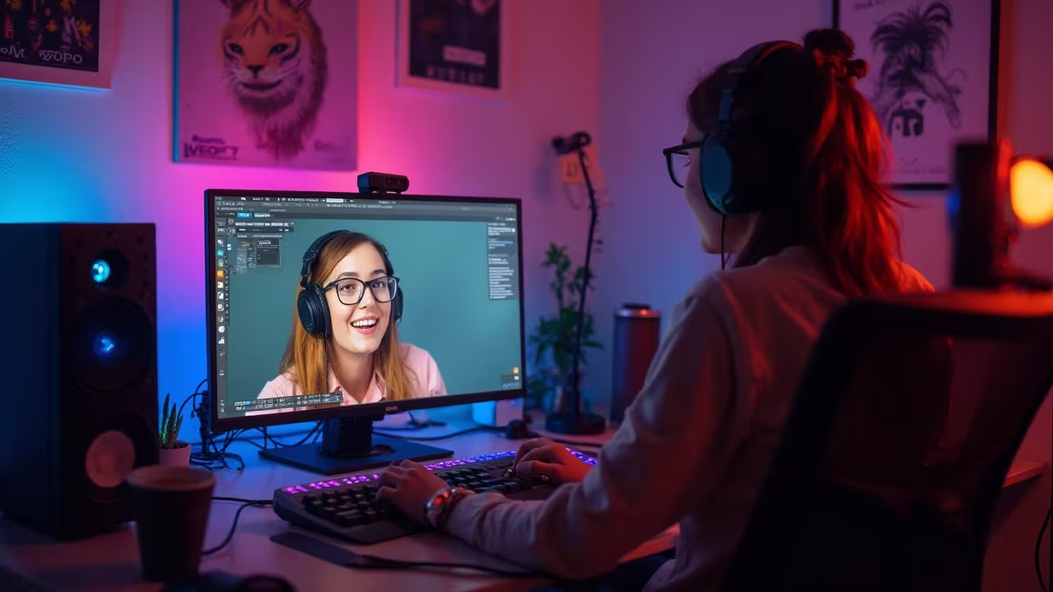 Engaging Twitch Streamer in Action