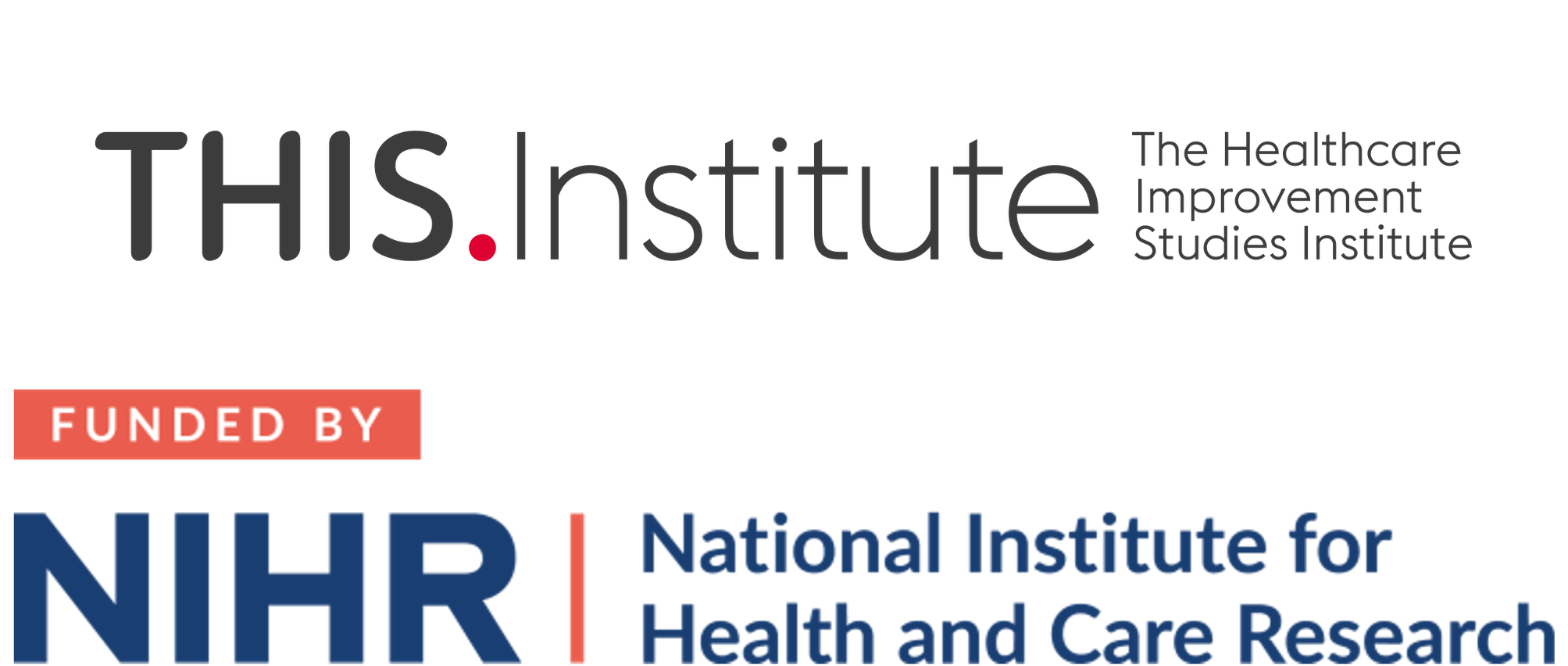 Logos for THIS Institute and NIHR.