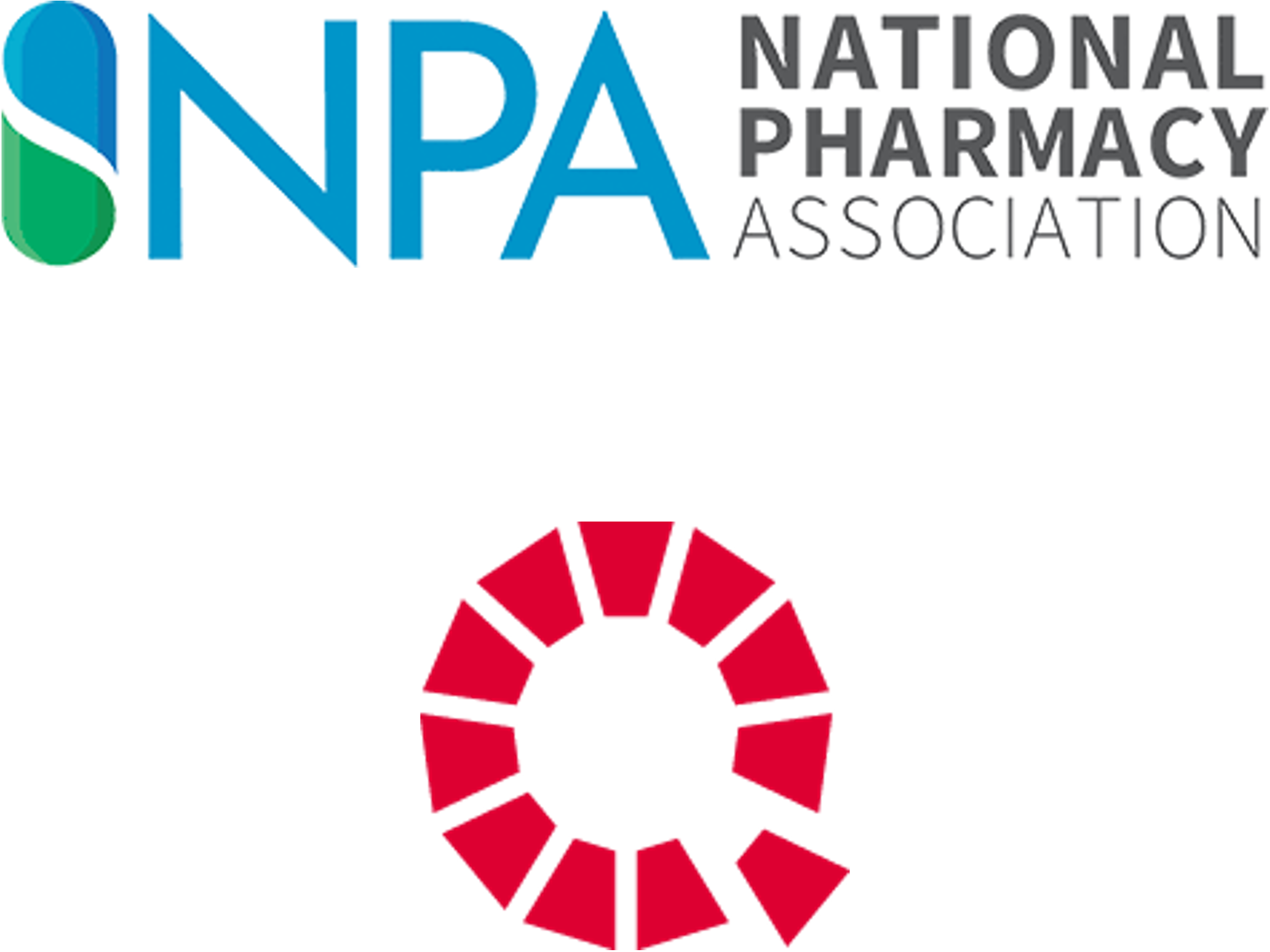 Logos for NPA and Q Community.