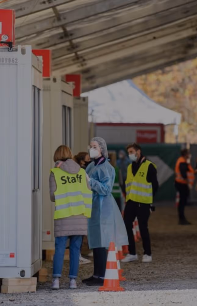 Drive-in Corona-Testzentrum