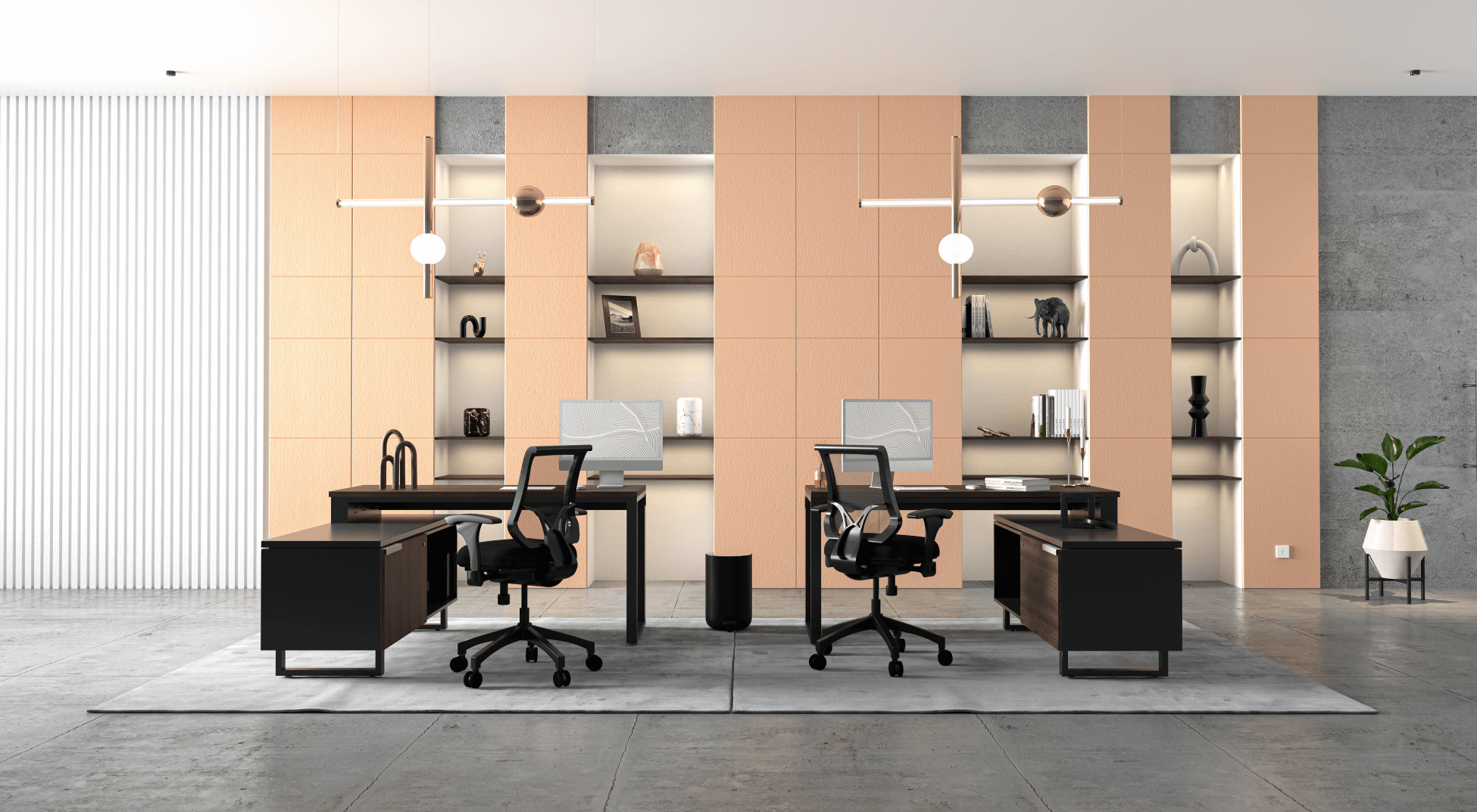 Picture of two Gabesa workstations.