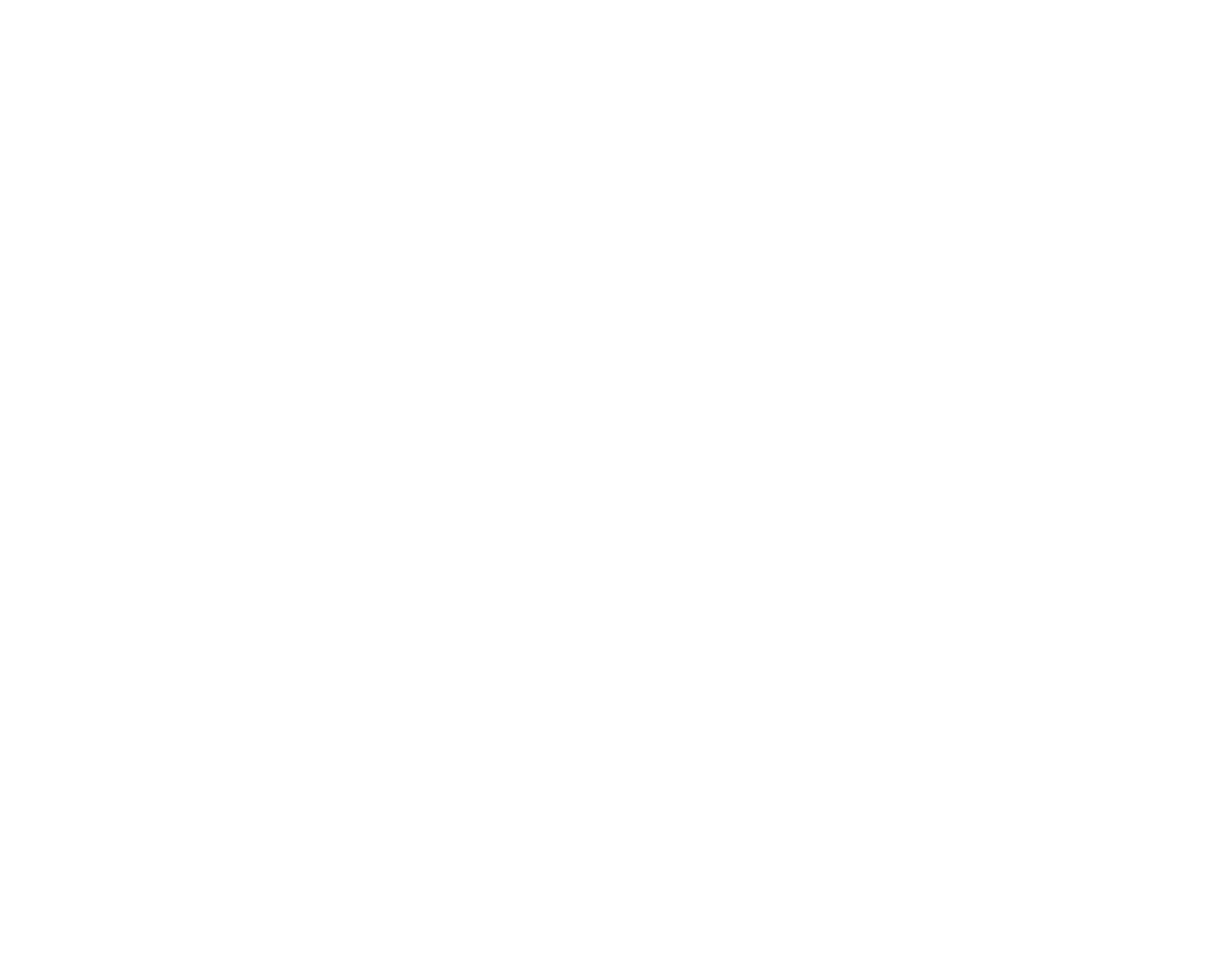 Abstract white curving organic shape on a black background.