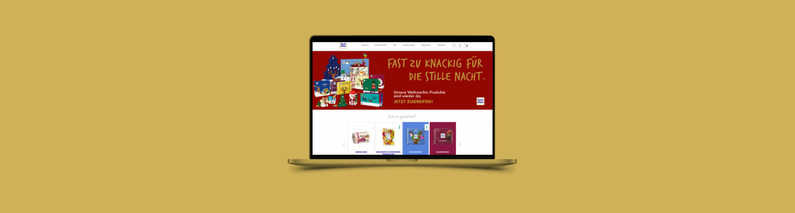 Header Onlineshop Ritter Sport