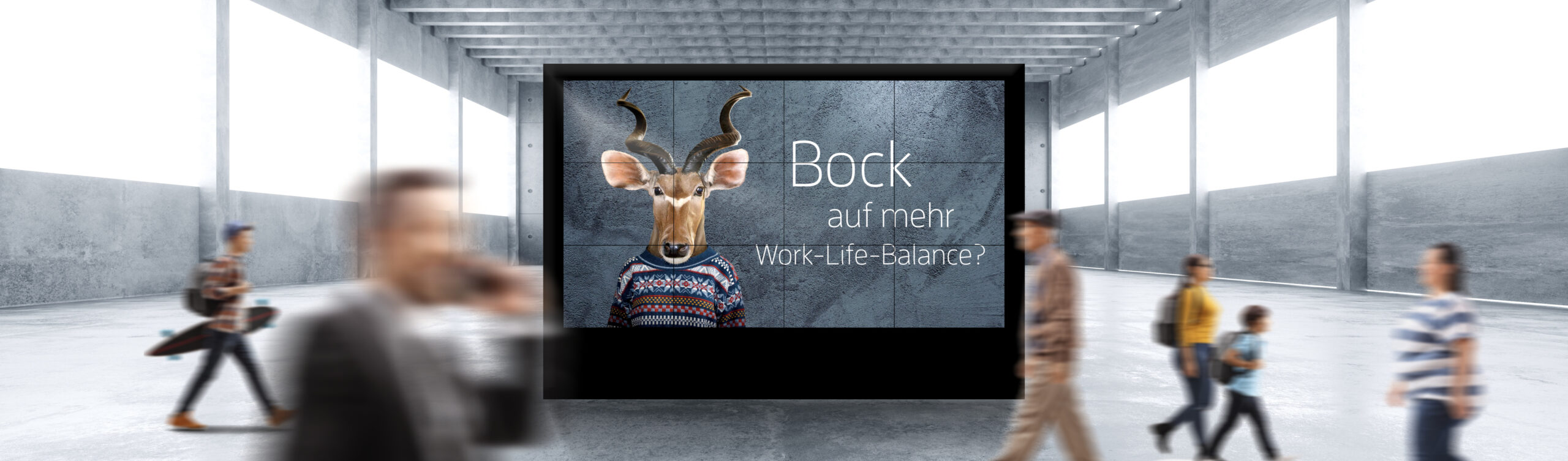 Headerbild Videowall AWstark!