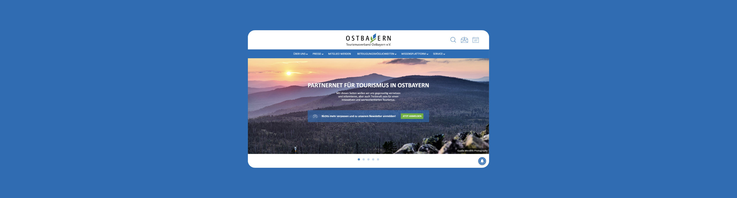 Screenshot Ostbayern PartnerNet