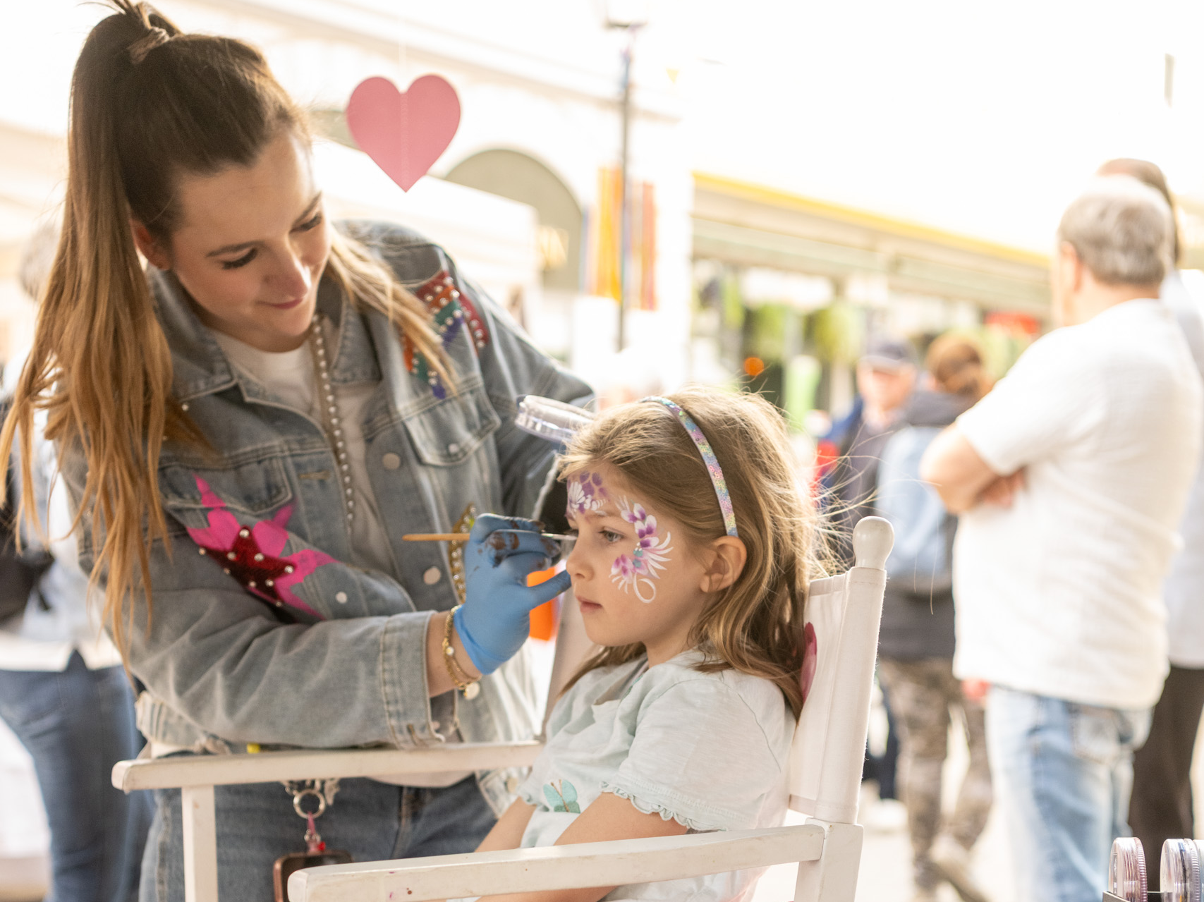 Feierabendmarkt Kinderschminken