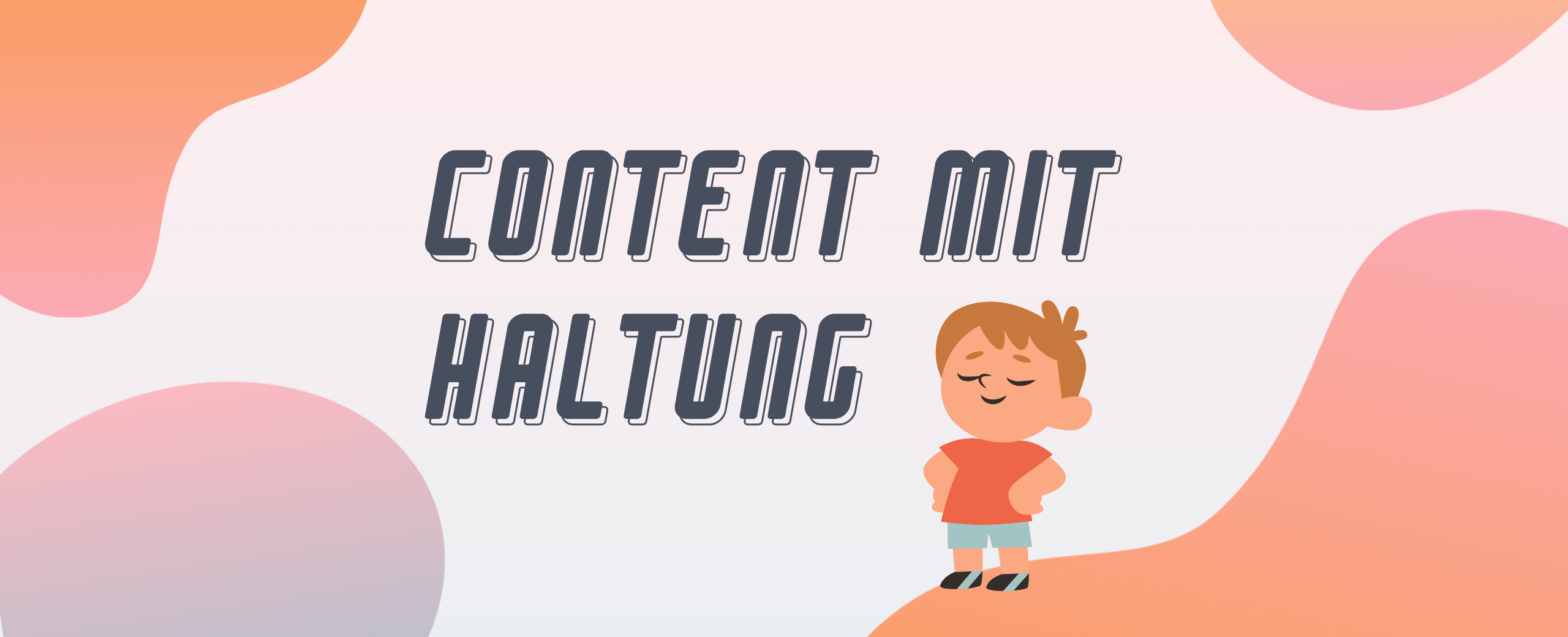 News Header Content mit Haltung