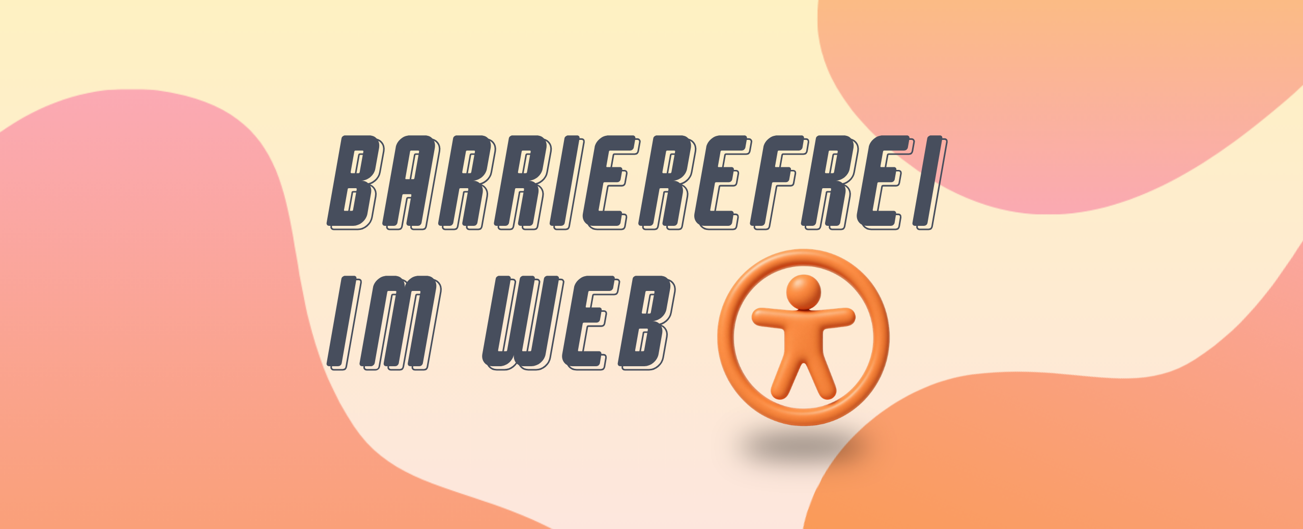 News Header Barrierefreiheit im Web