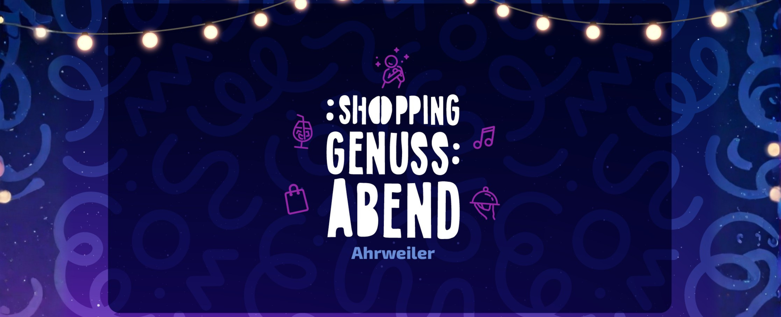 Header Shopping Genuss Abend