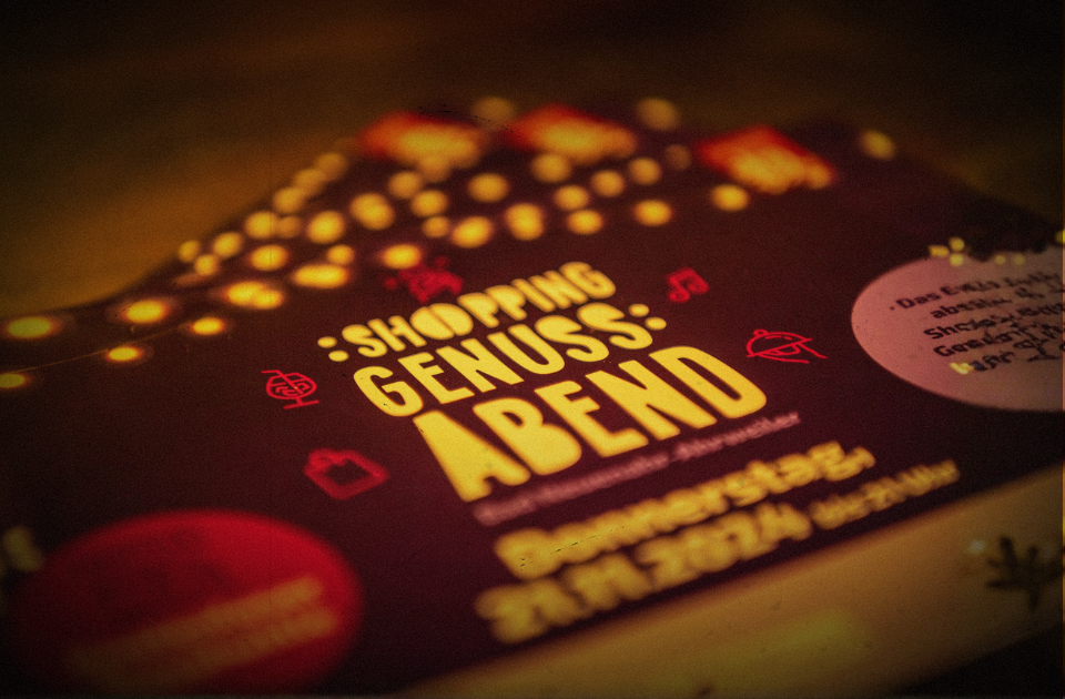News Teaser Shopping Genuss Abend