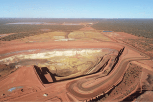 Image of Lynas’ rare earth deposit