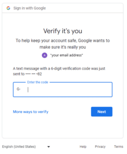 Google Verify