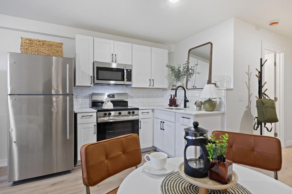 Renovated unit kitchen
