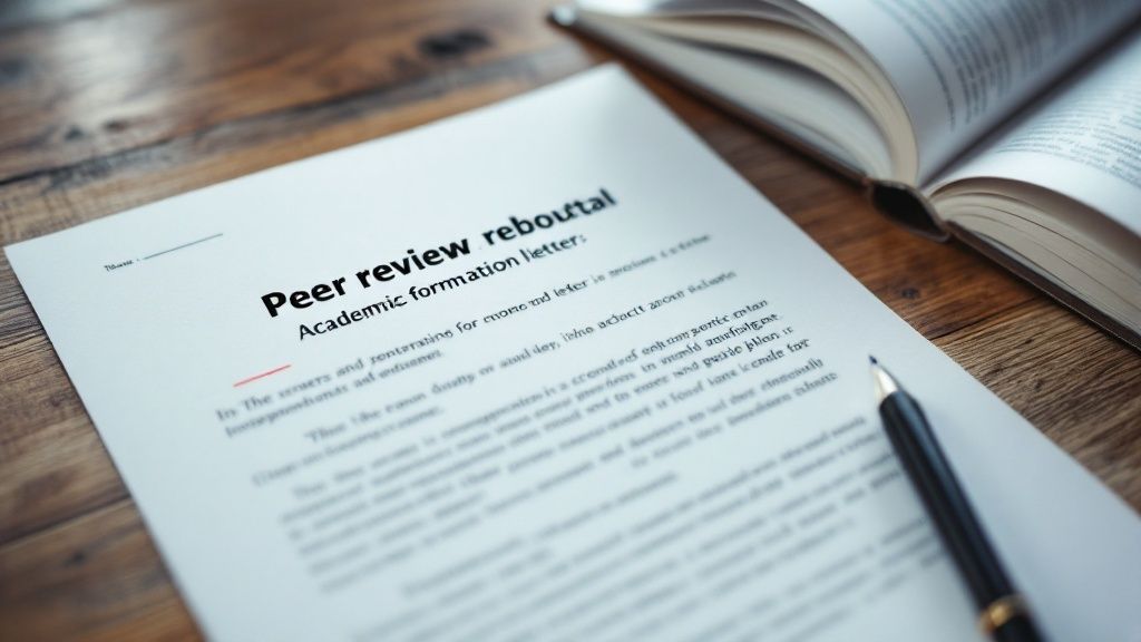 Academic Peer Review Rebuttal Letter