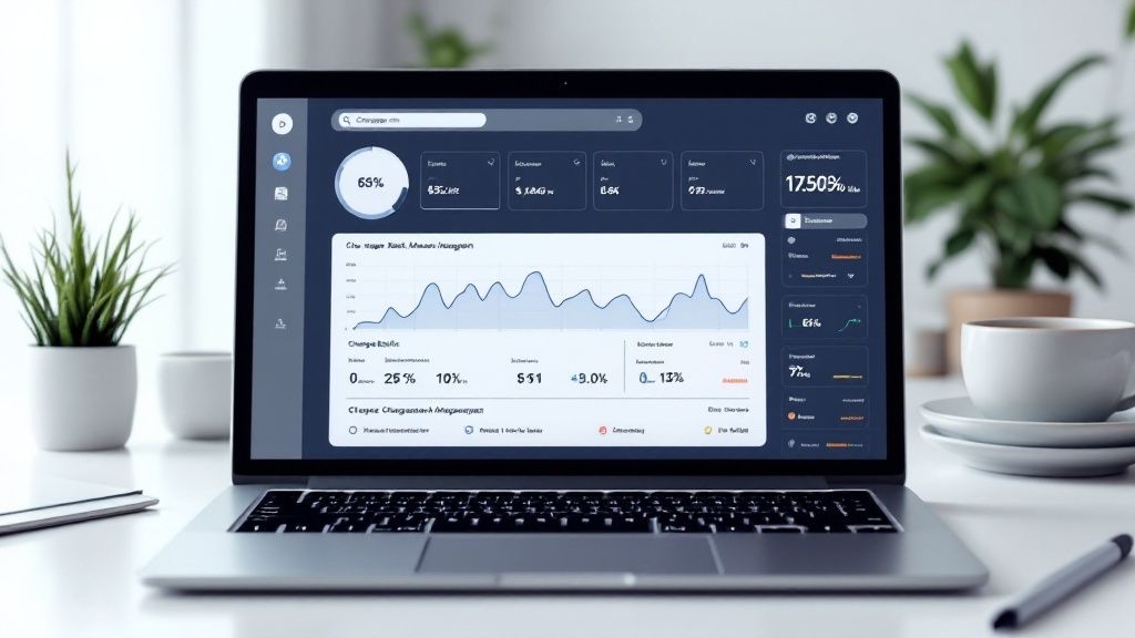 A dashboard showing automated chargeback analytics, representing efficient merchant protection from chargeback.