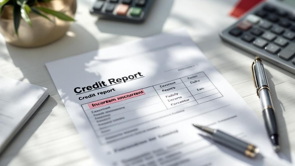 Credit Report Error Rebuttal Letter (Dispute Letter)
