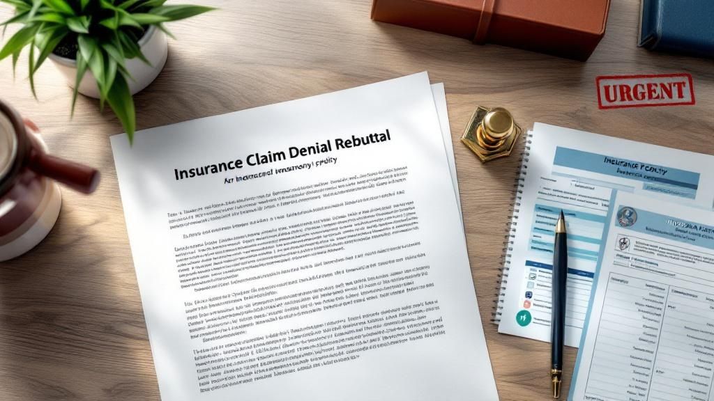 Insurance Claim Denial Rebuttal Letter