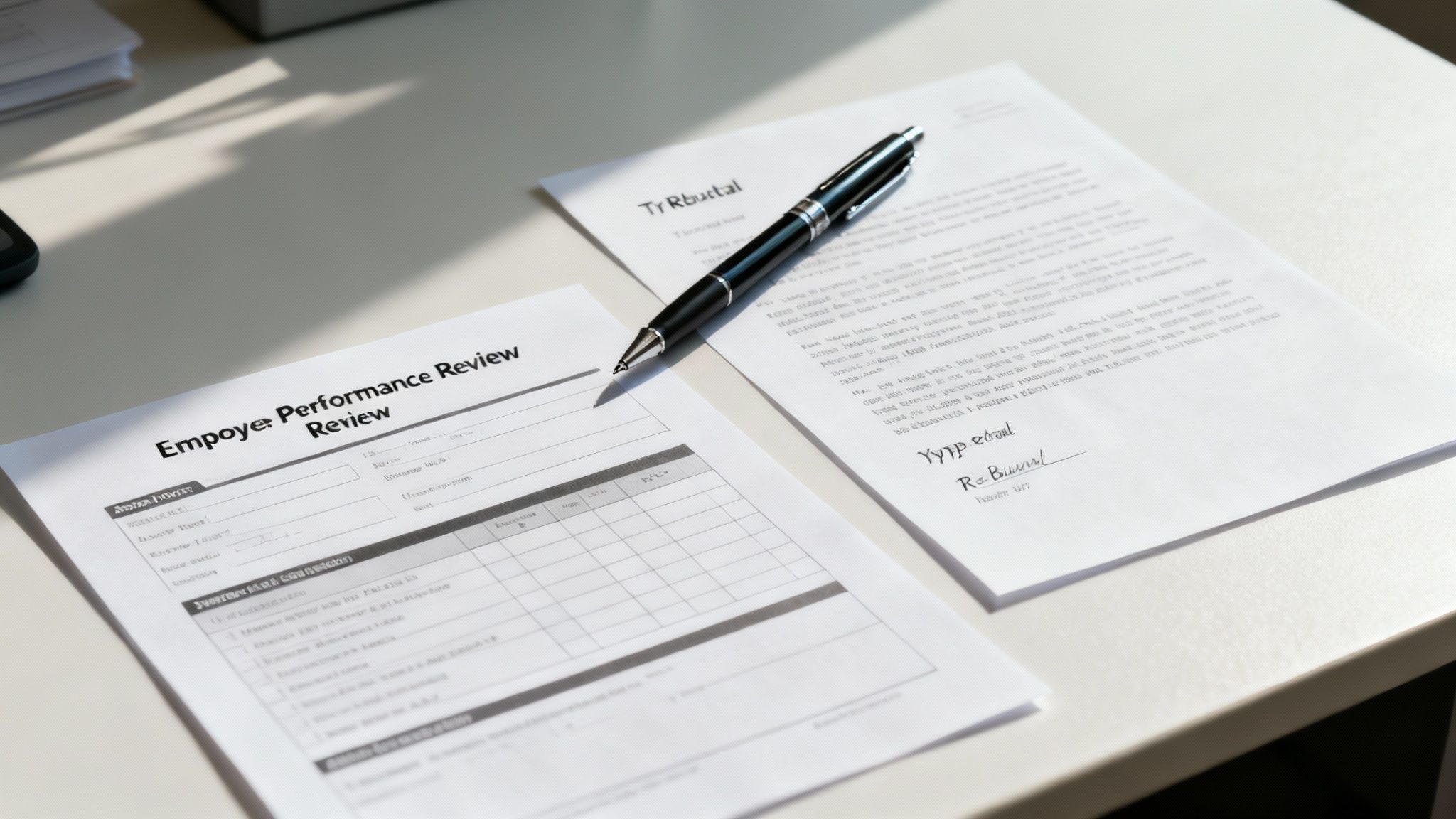 Employee Performance Evaluation Rebuttal