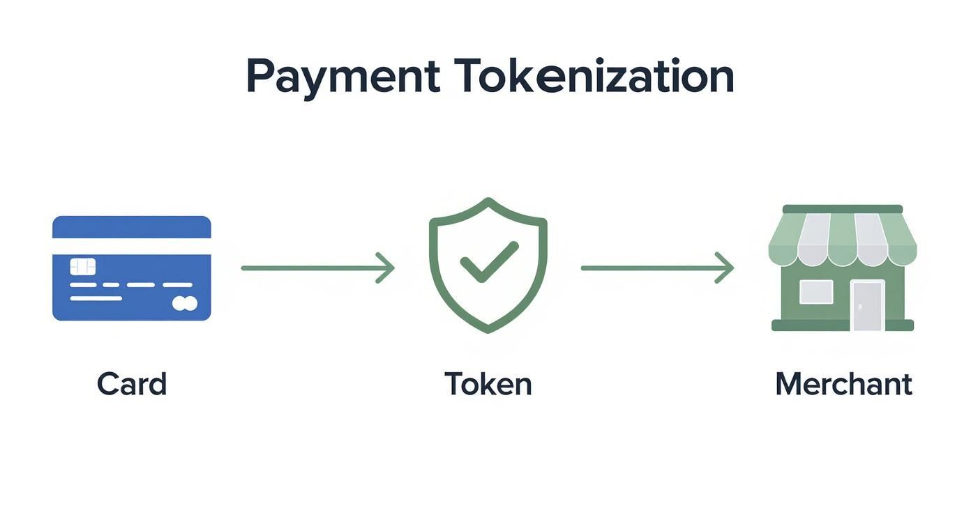 Infographic about what is tokenization in payments