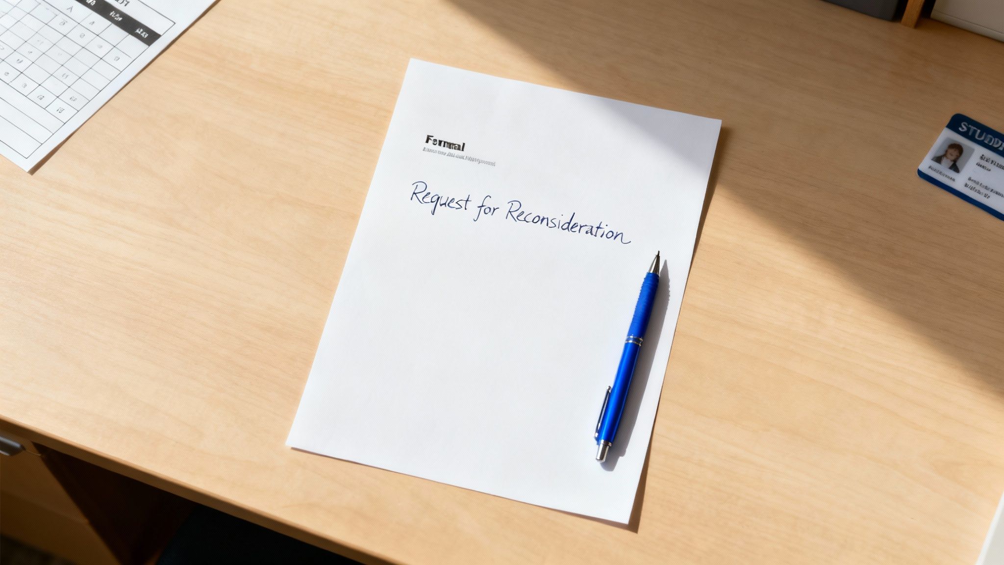 Academic Performance Rebuttal Letter