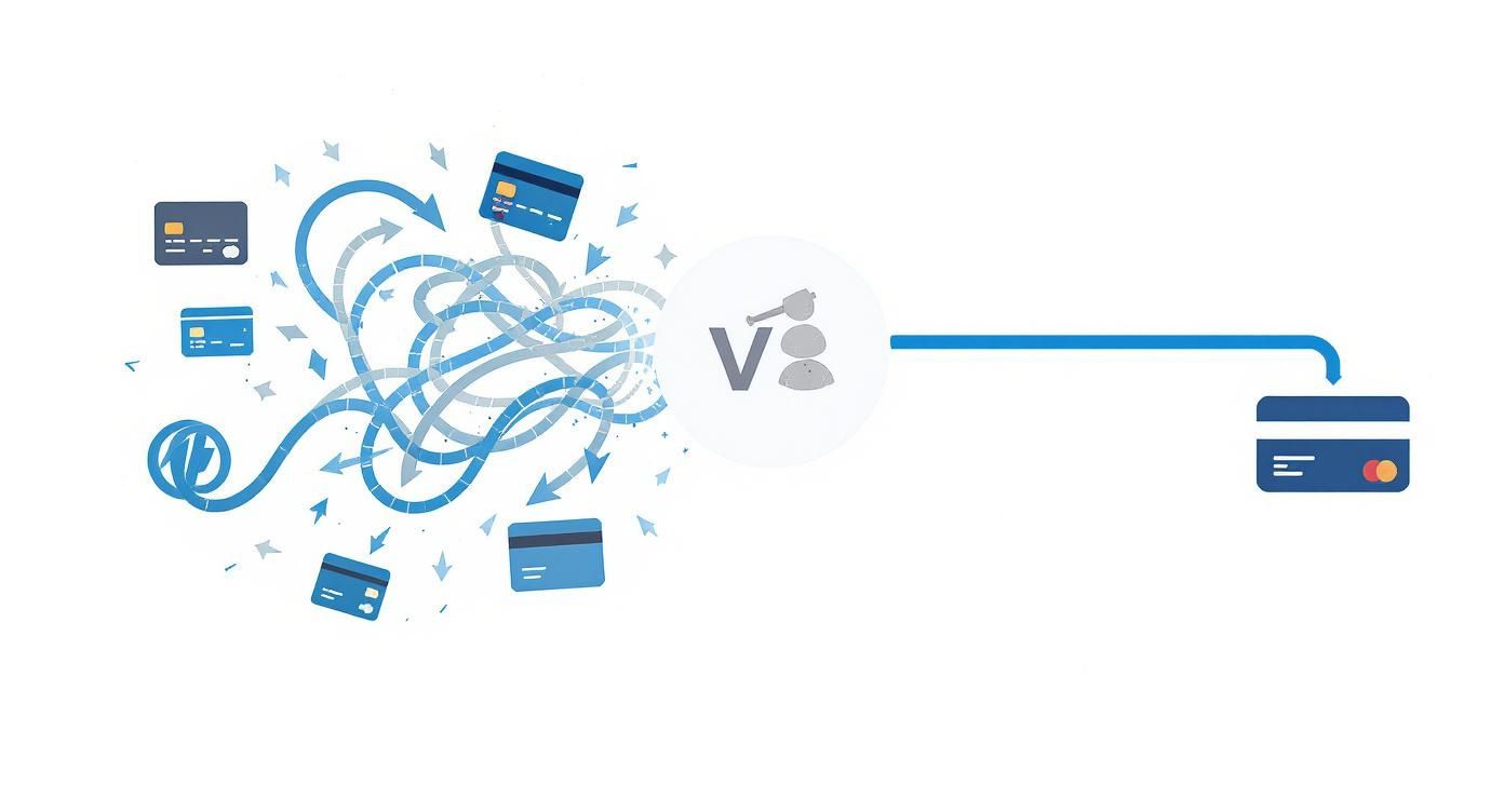 Infographic about payment orchestration platform