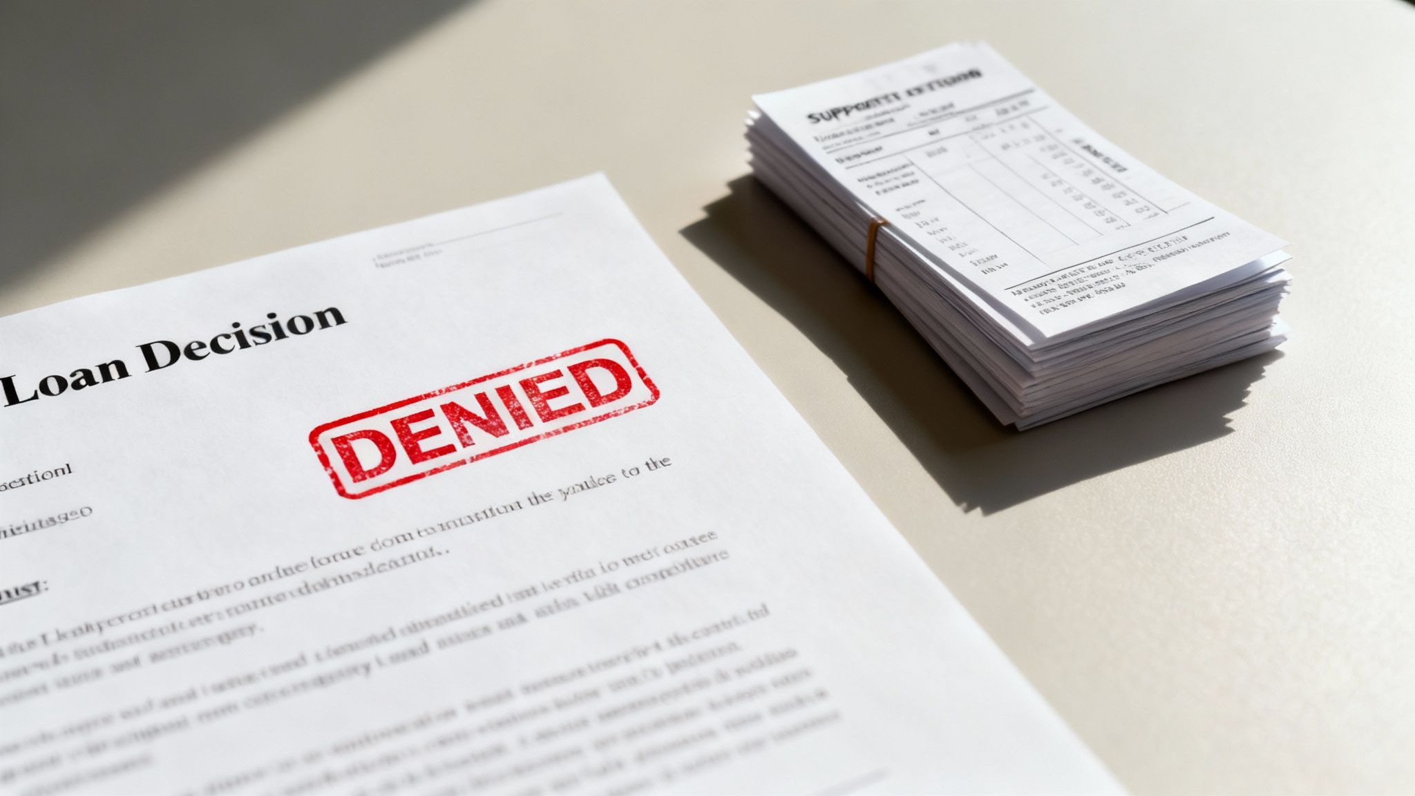 Loan Denial or Credit Decision Rebuttal Letter