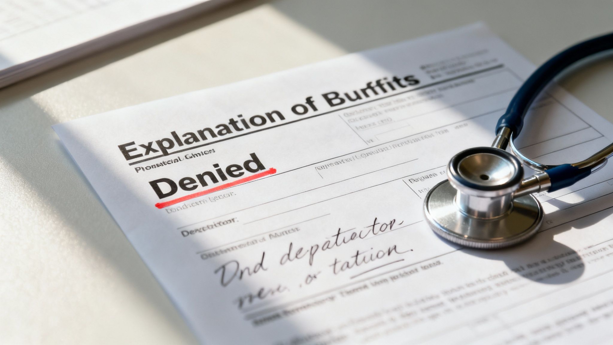 Medical Insurance Claim Denial Rebuttal Letter