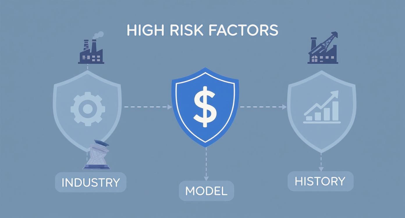 Infographic about merchant high risk