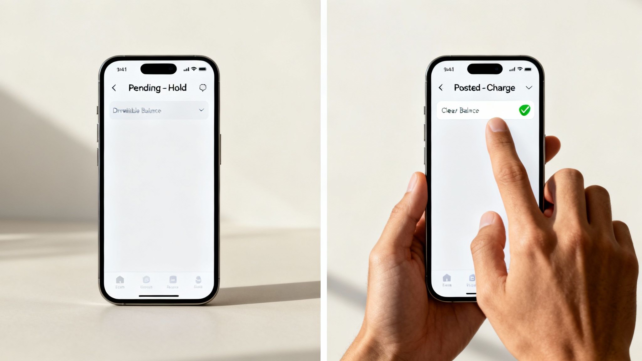 A person holding a credit card next to a payment terminal