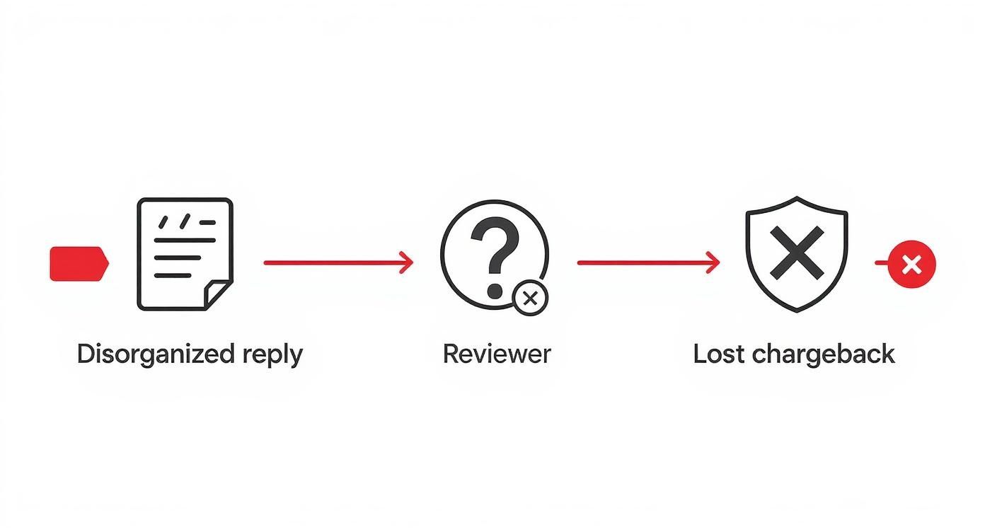 Infographic about format for rebuttal letter