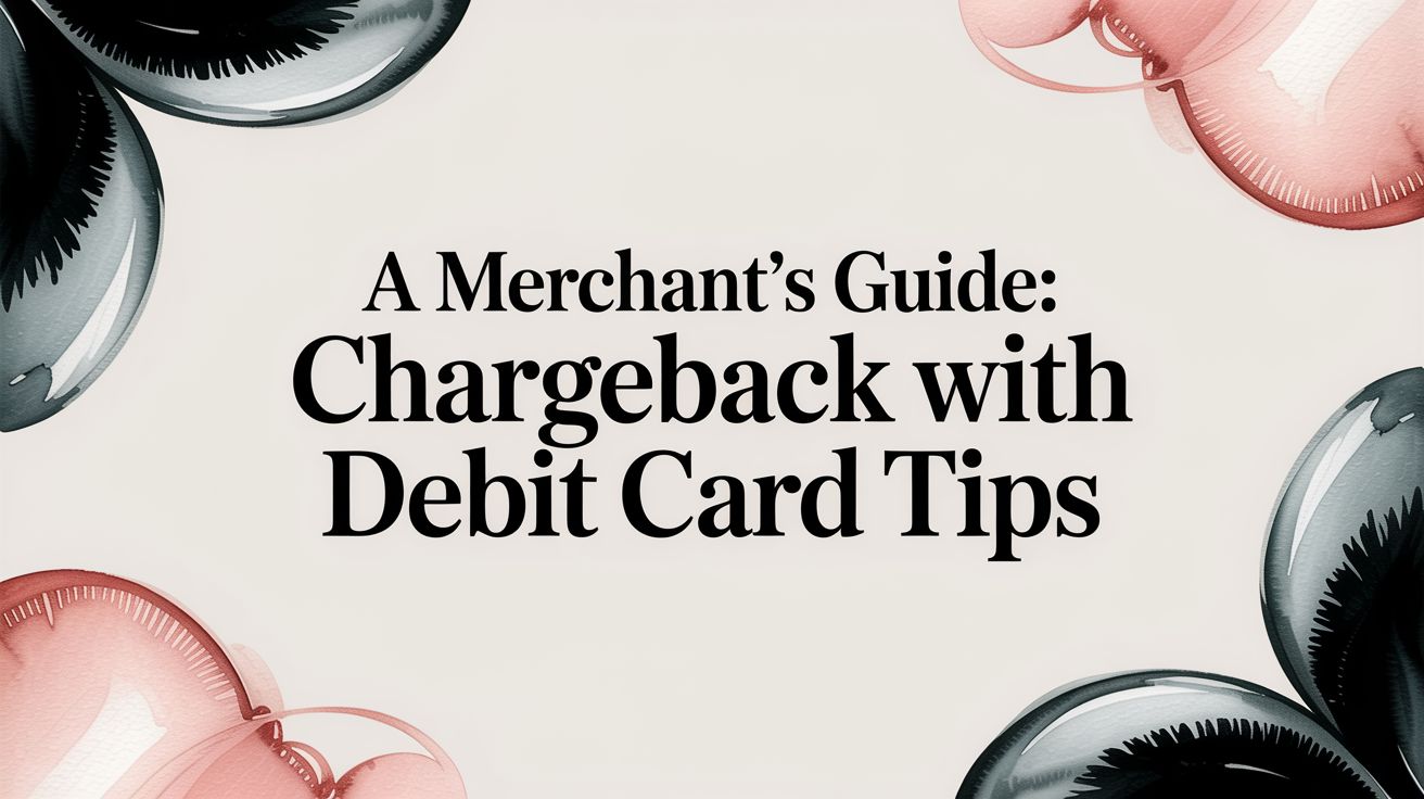 A Merchant's Guide: chargeback with debit card Tips