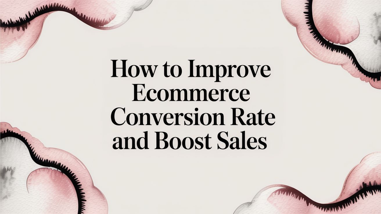 How to Improve Ecommerce Conversion Rate and Boost Sales