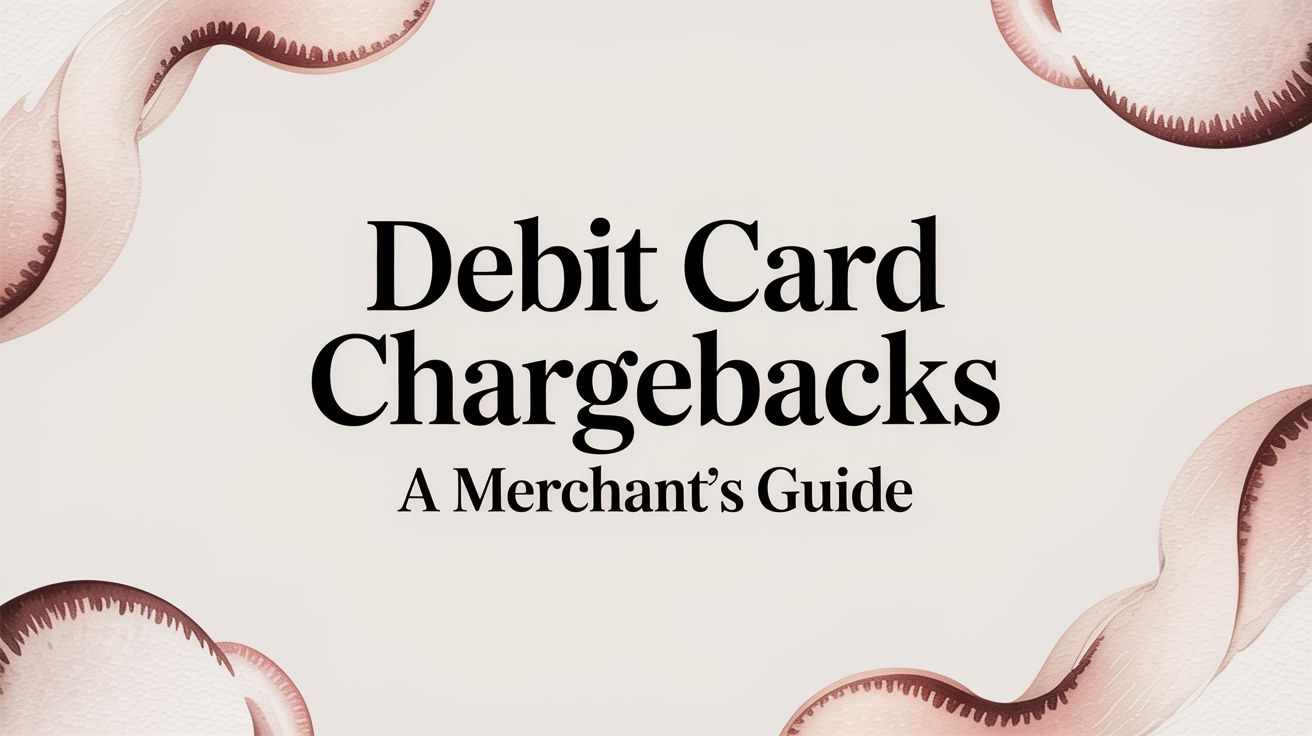 A Merchant's Guide to Debit Card Chargebacks