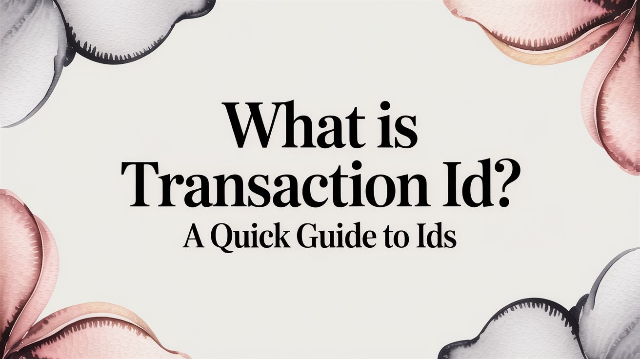What is transaction id? A Quick Guide to IDs