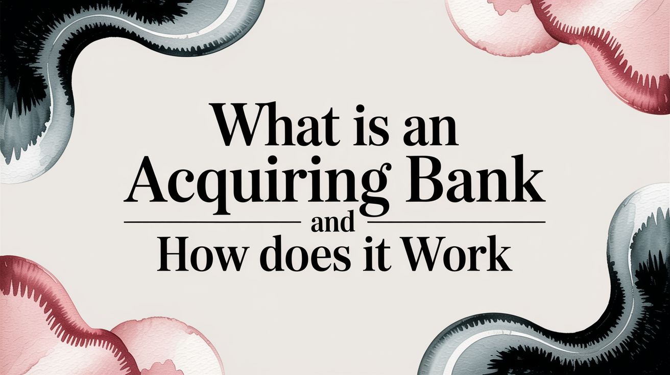 What Is an Acquiring Bank and How Does It Work