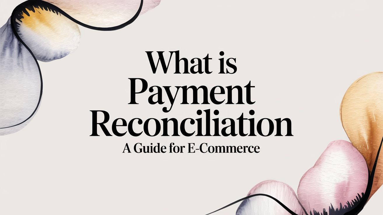What Is Payment Reconciliation a Guide for E-commerce