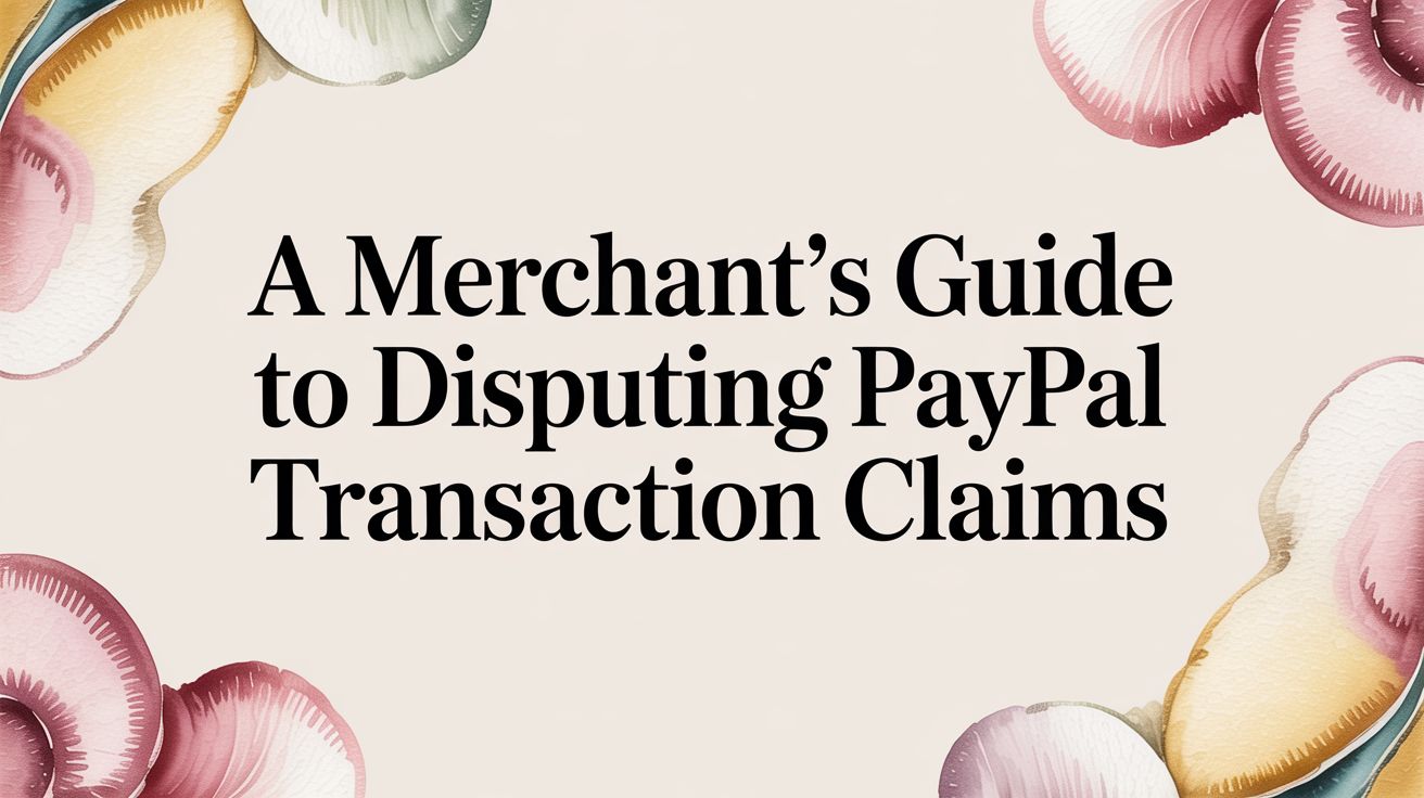 A Merchant’s Guide to Disputing PayPal Transaction Claims